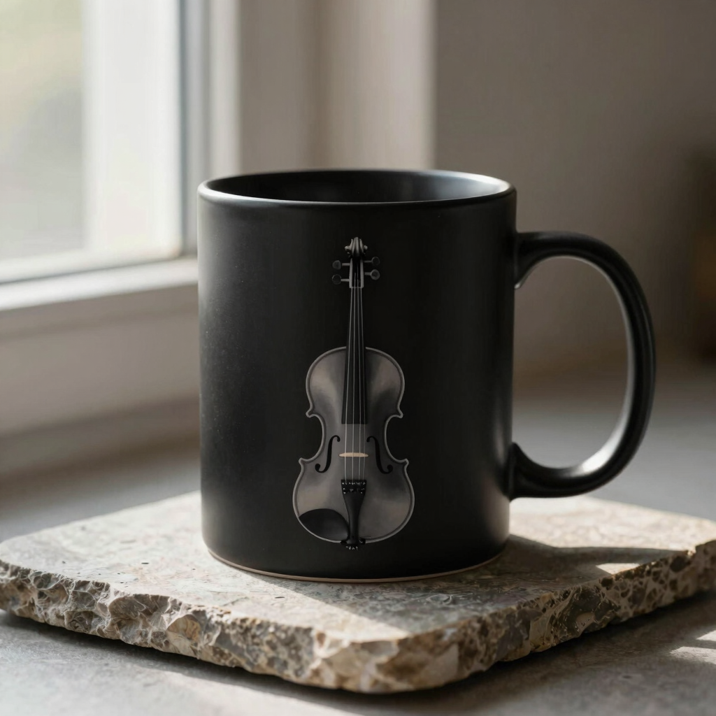 Midnight Symphony Matte Mug