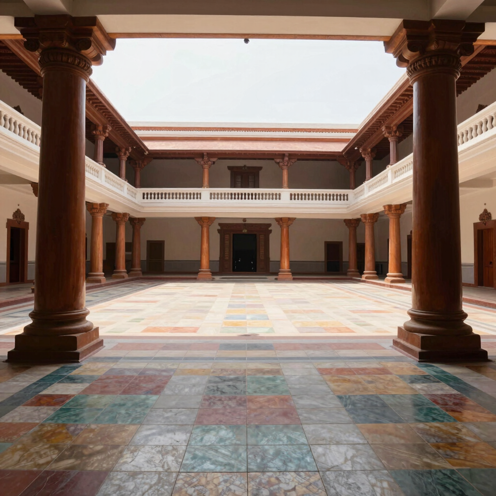 Chettinad Mansion Architecture Tour