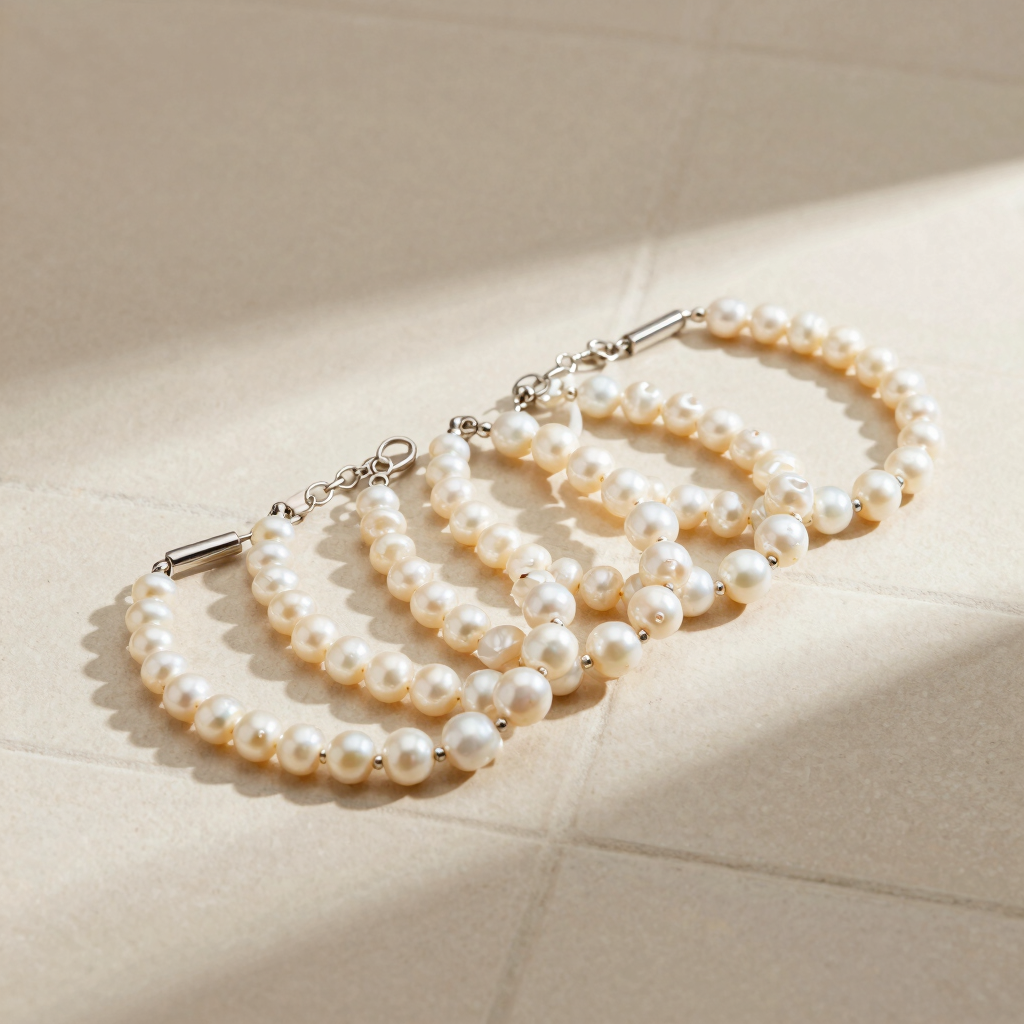 Freshwater Pearl Toggle Bracelets