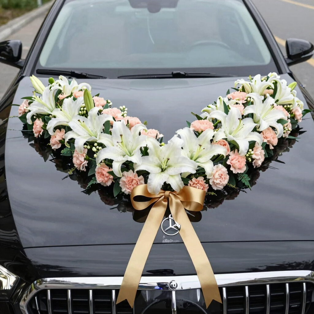 Luxury Car Flower Decoration