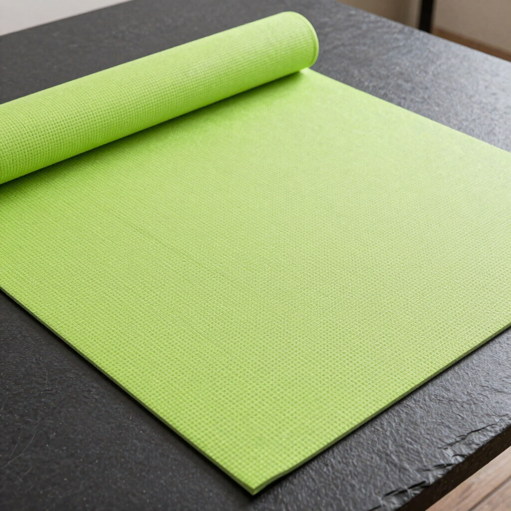 Neon-Grid Desk Mat