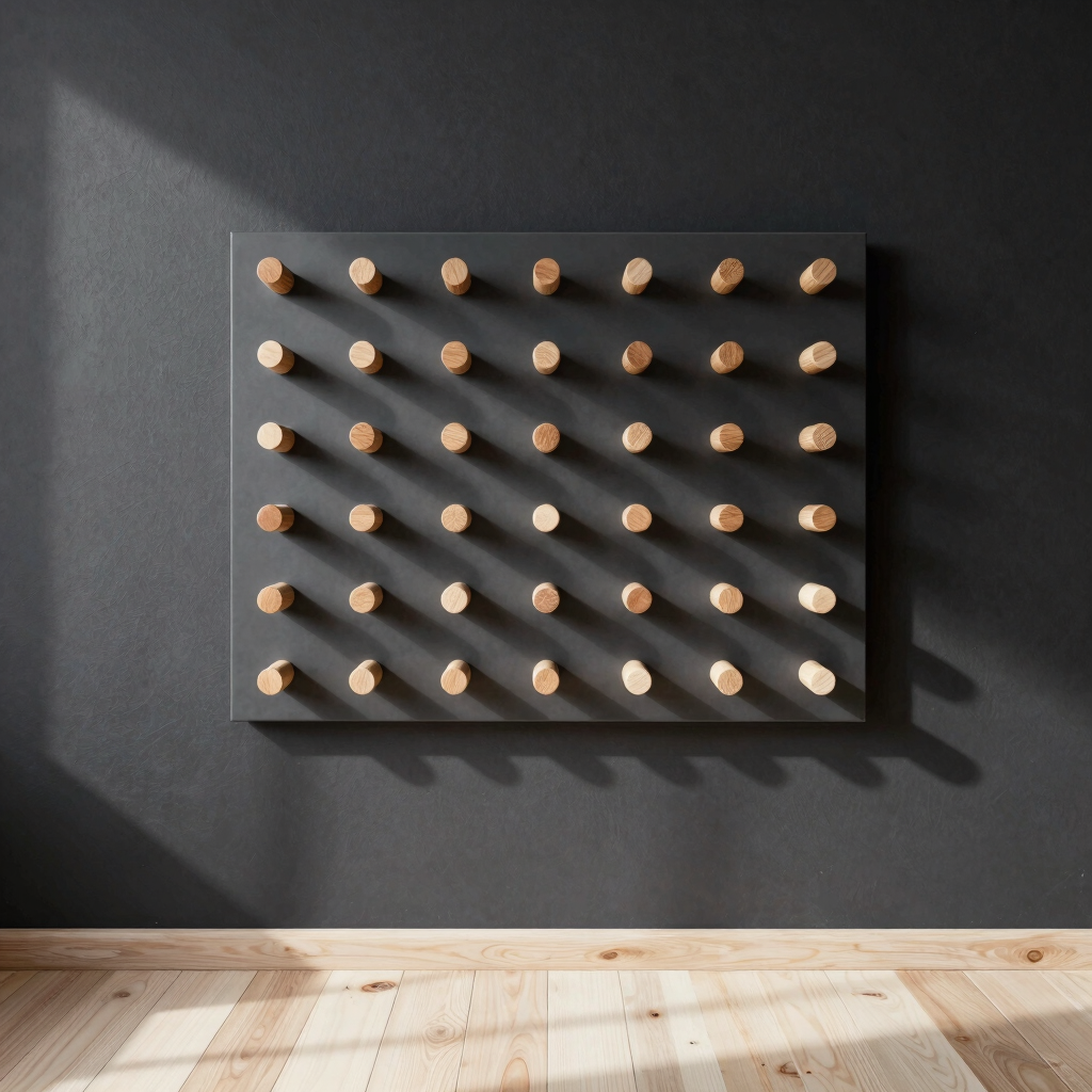 Wall-Mounted Studio Storage Rack