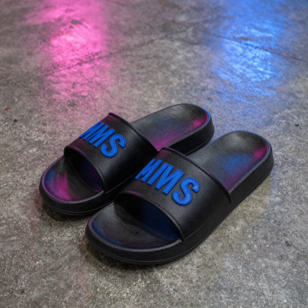 Please Stop Talking Slide Sandals