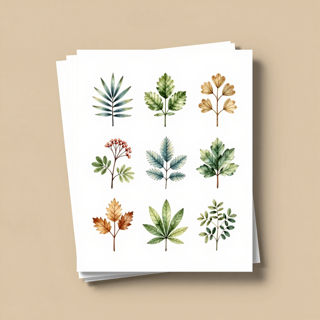 Botanical Scripture Tracing Pack