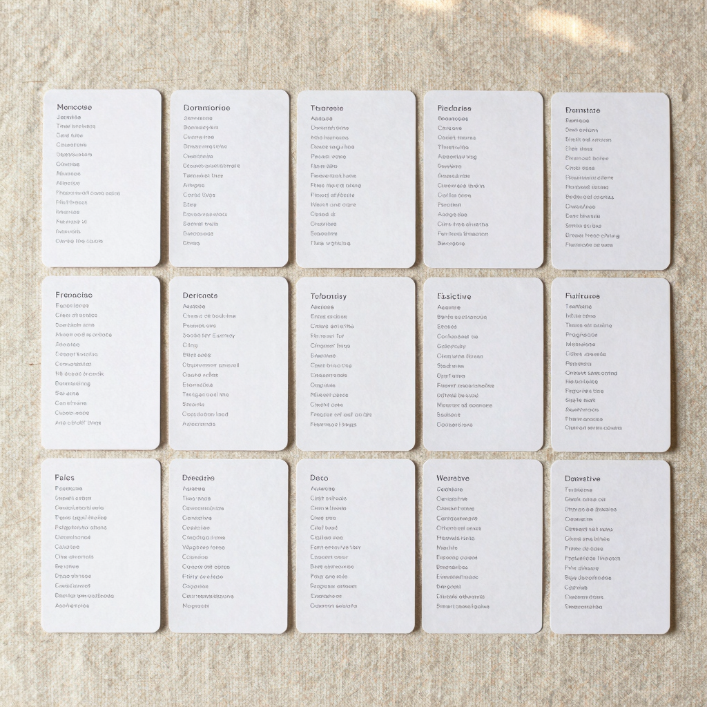 Serene Scripture Memory Cards