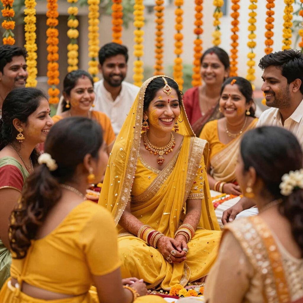 Haldi and Mehendi Storytelling Shoot