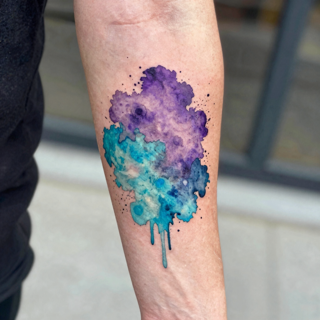 Tatuaje Estilo Acuarela Pop