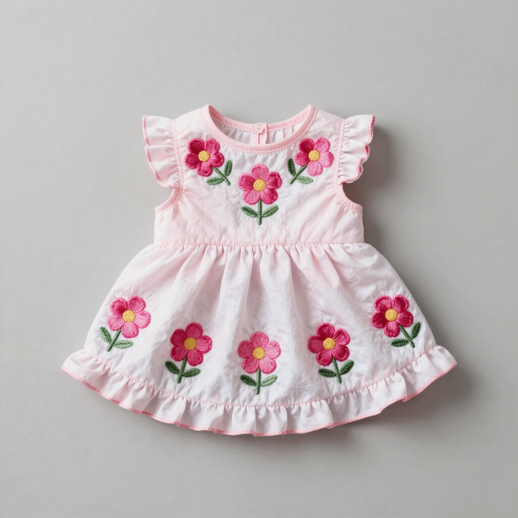 Vestido Artesanal Flor de Mayo