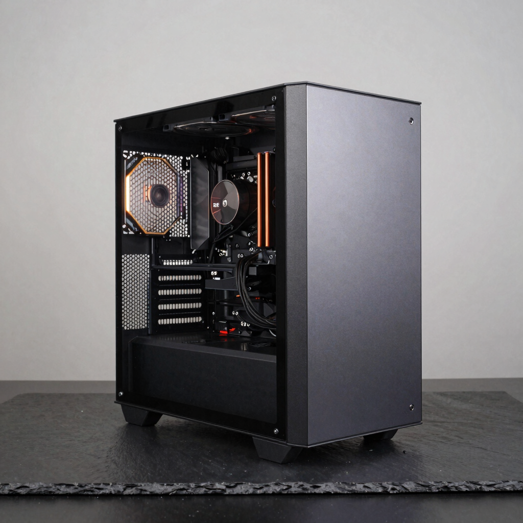 Gabinete ATX Cristal Templado Mesh