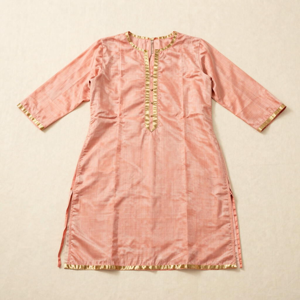 Zoya Embroidered Chanderi Kurti