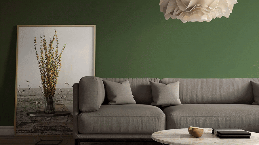 an abstract photo of a curved building with a blue sky in the background