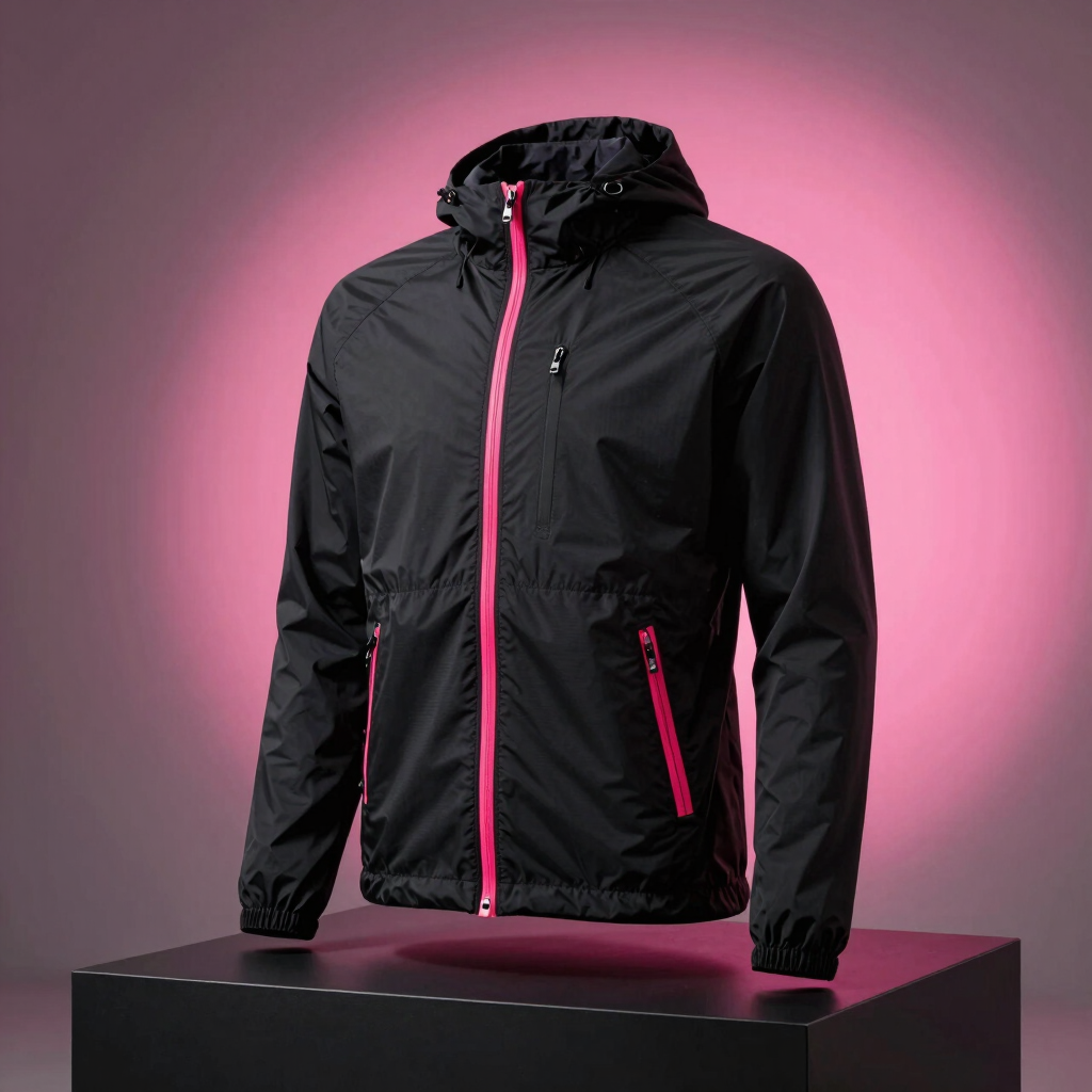 Jaqueta Corta-Vento Neon Glow