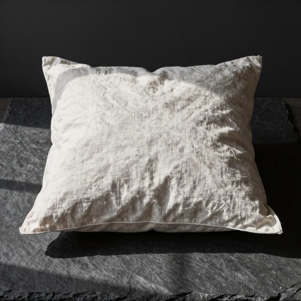 Raw Umber Slub Linen Cover