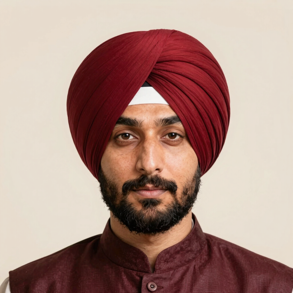 अमृतसरी पिंच स्टाइल पगड़ी