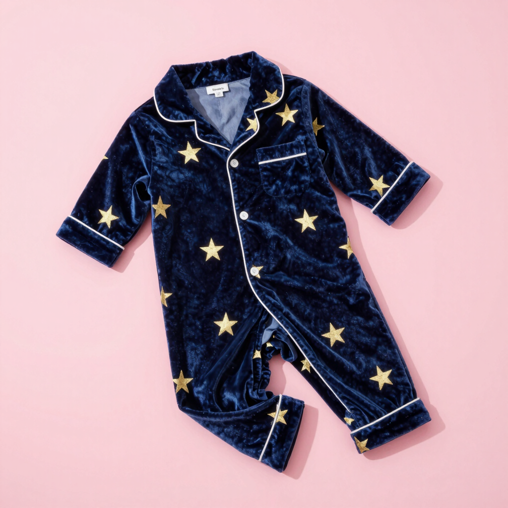 Pijama Terciopelo Noche de Estrellas