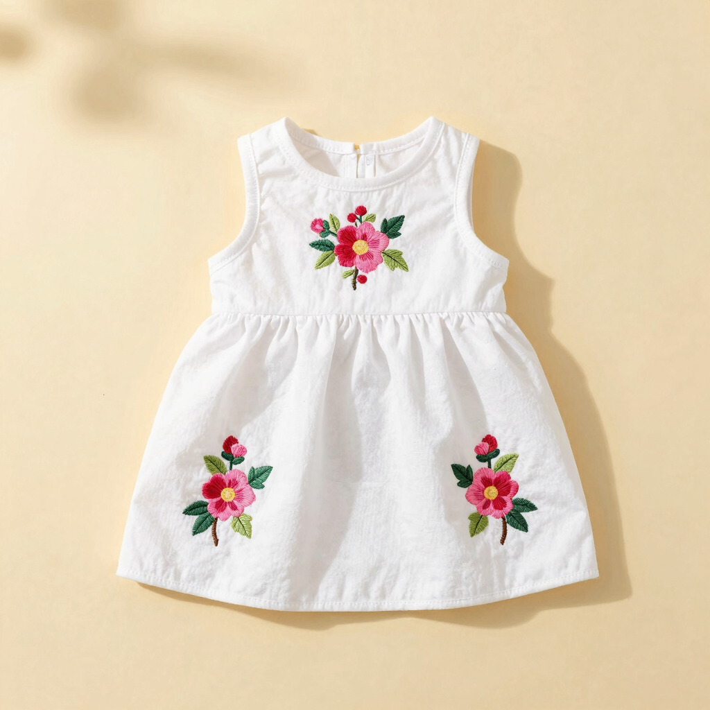 Vestido Artesanal Flor de Mayo