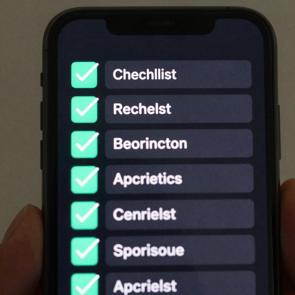 Advanced Parameter Checklist