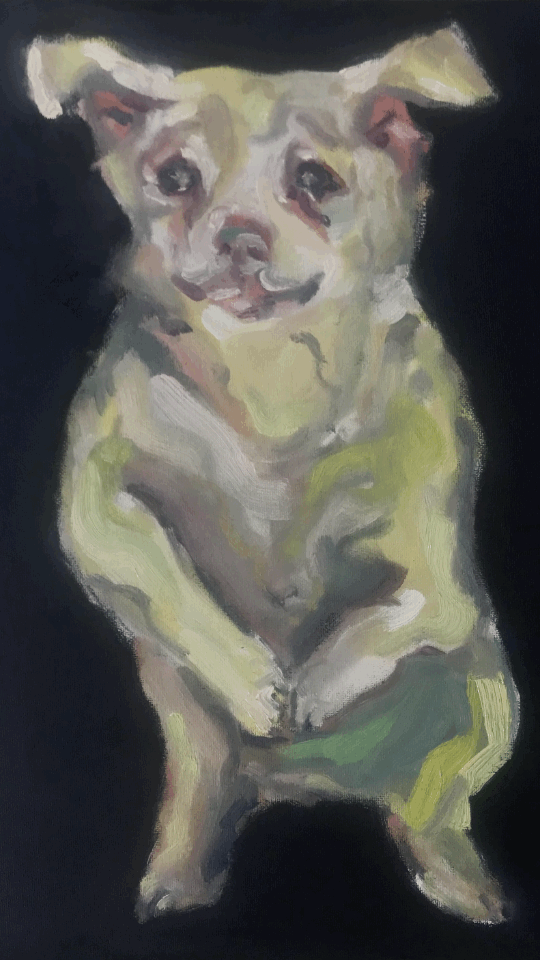 Lina Mikuzyte oil painting