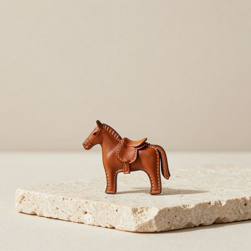 The Miniature Equestrian Saddle Charm