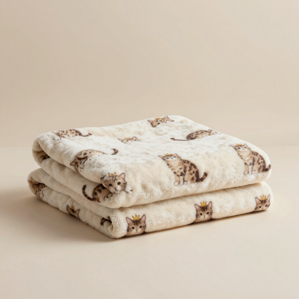 Cozy Crown Custom Pet Blanket