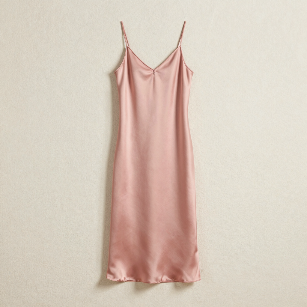 Sand-Washed Silk Slip Dress