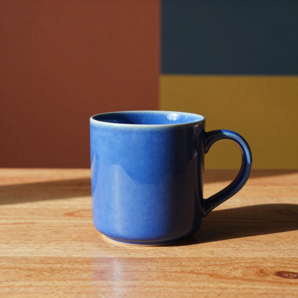 Cobalt Blue Oversized Mug