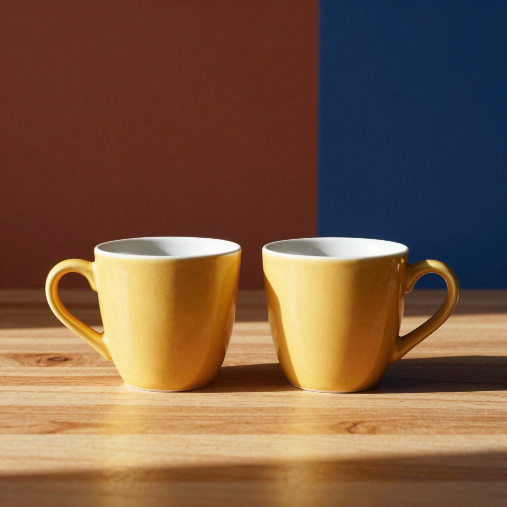 Mustard Yellow Espresso Pair