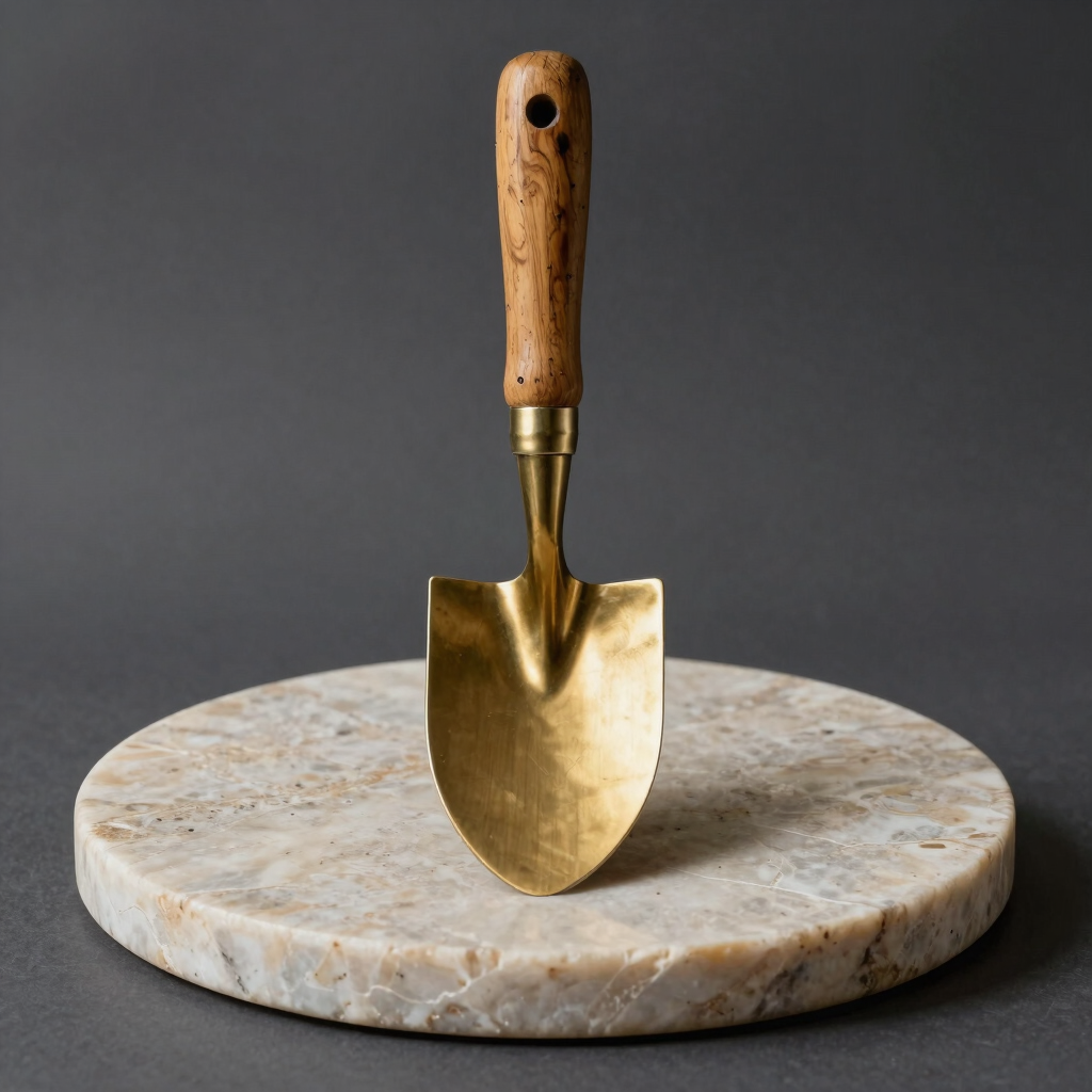 Verdant Brass Soil Trowel