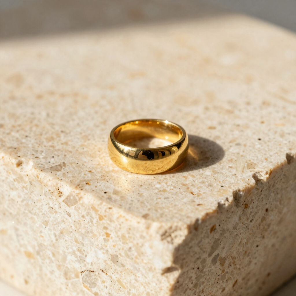 Chunky Gilded Statement Ring