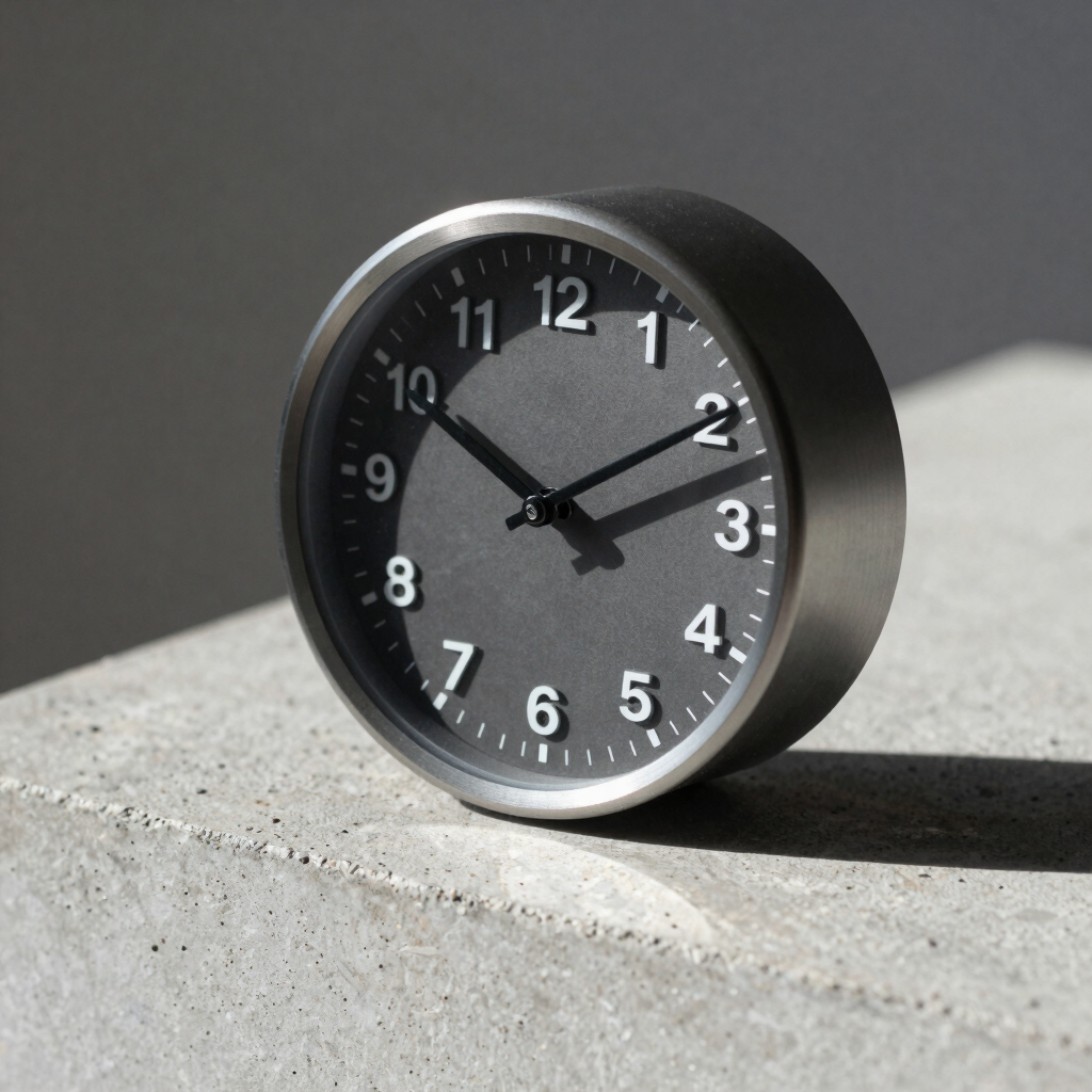 Monolithic Desk Clock 07