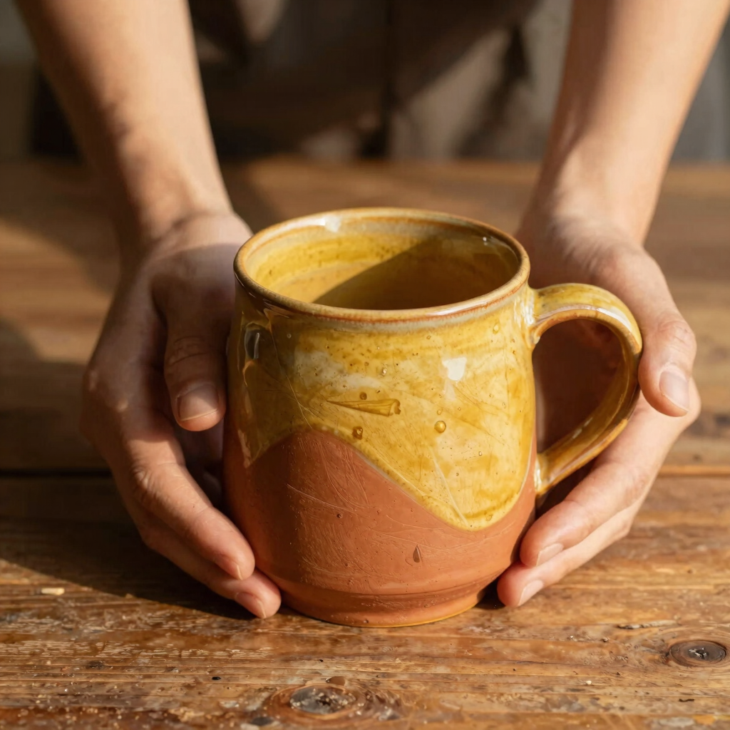 Caneca Abraço Terracota