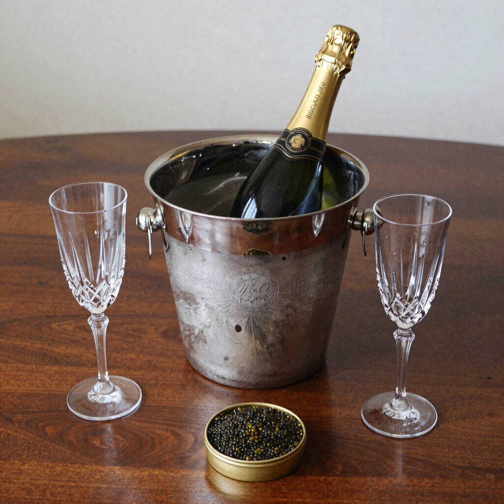 Champagne & Caviar Arrival