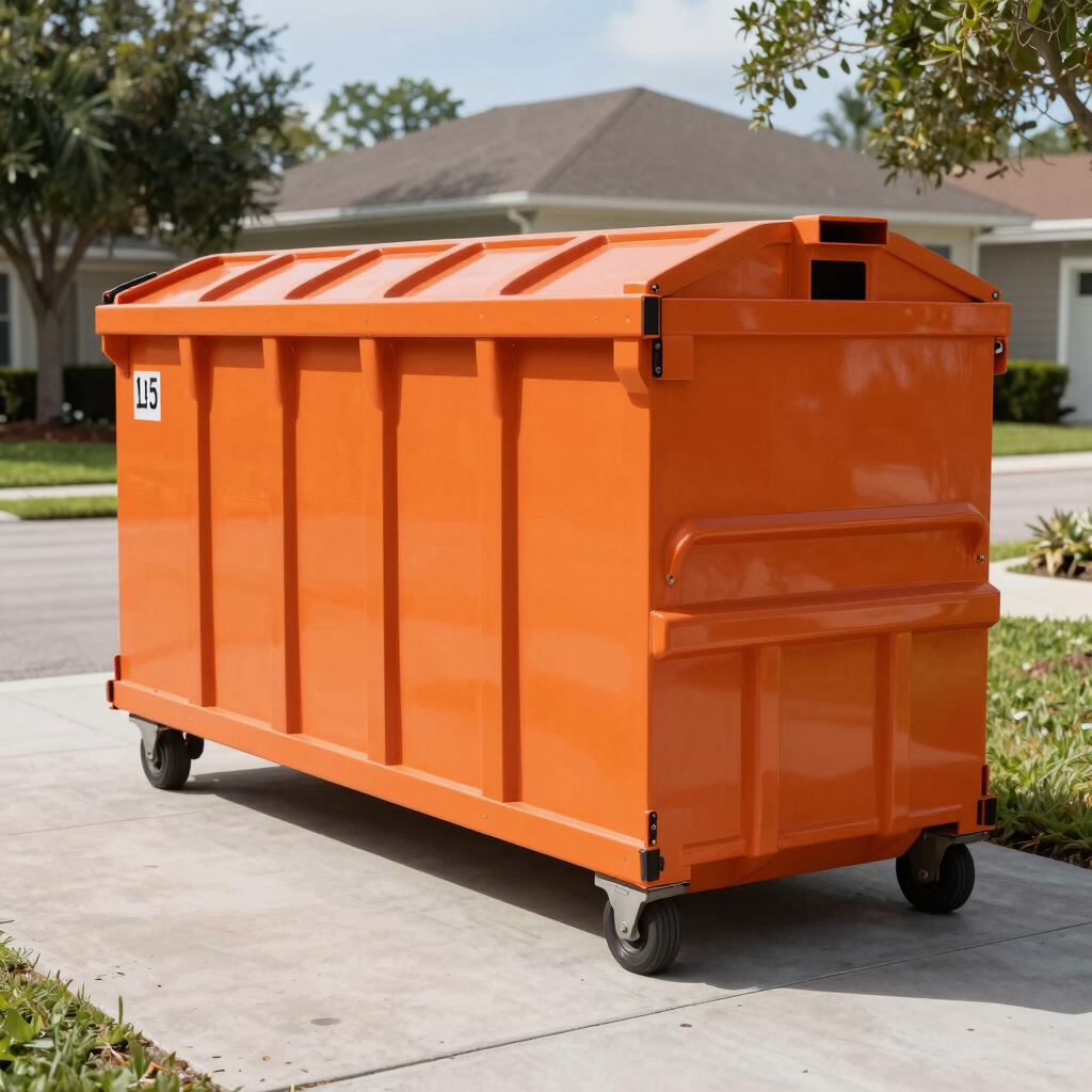 15-Yard Dumpster Rental Delivery