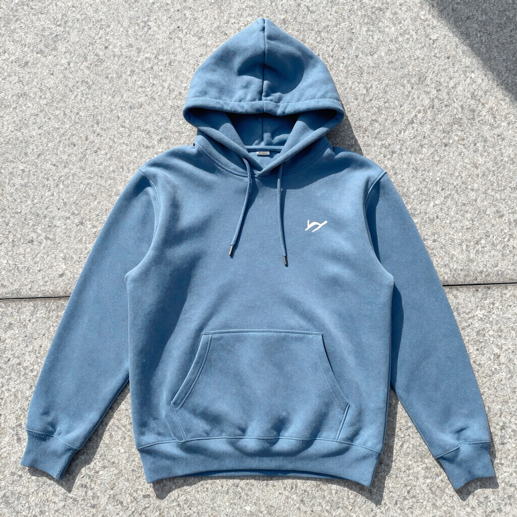Sudadera con Capucha Azul ACAMPA