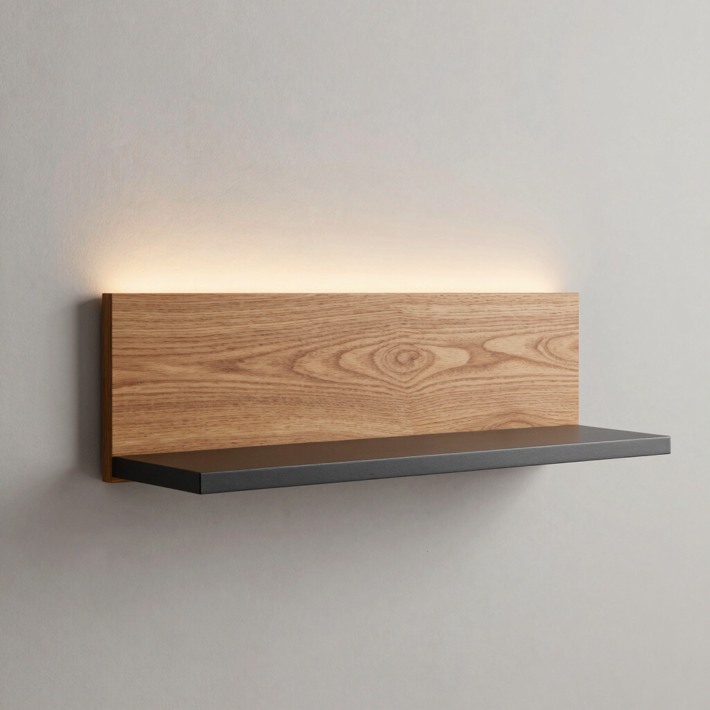 Monolith Wall-Mounted Steel Ledge Shelf