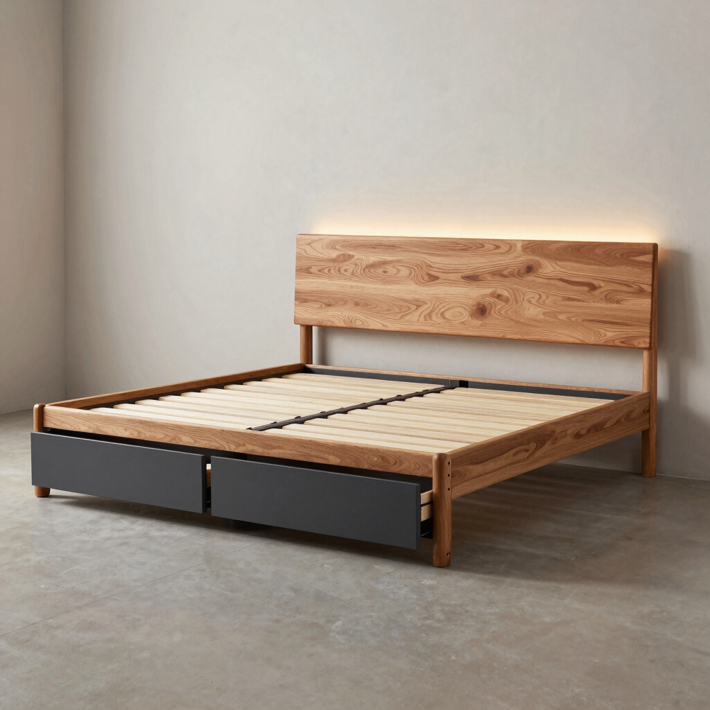 Apex Platform Bed with Integrated Storage