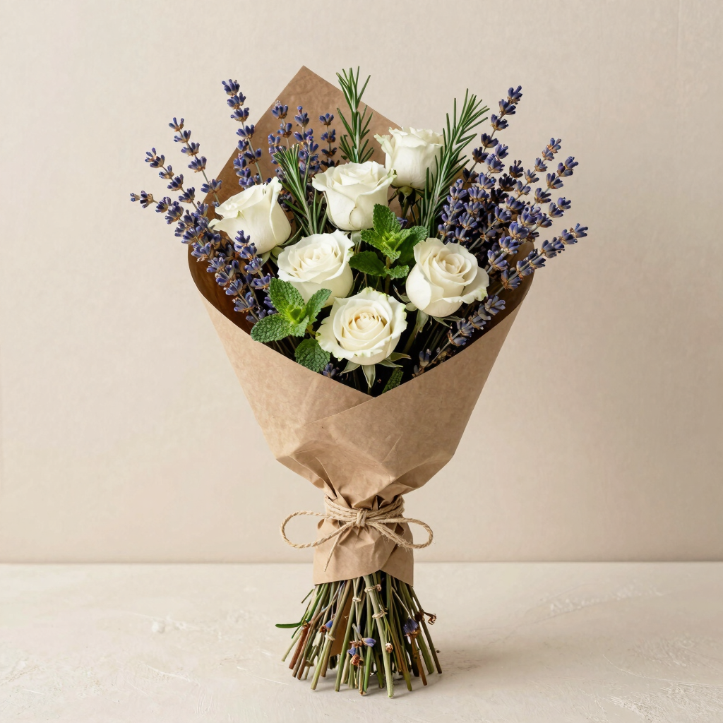 English Garden Hand-Tied Bouquet