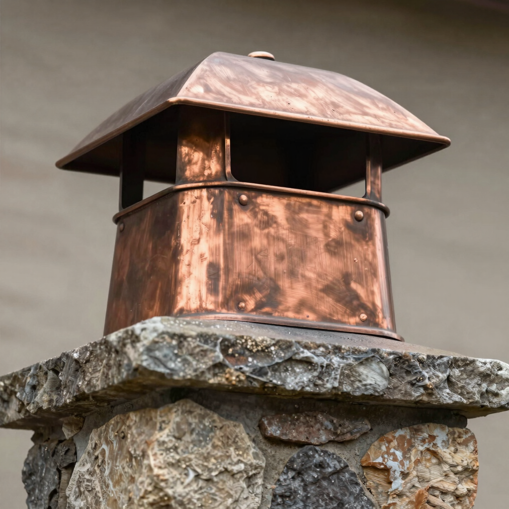 Custom Chimney Cap Installation