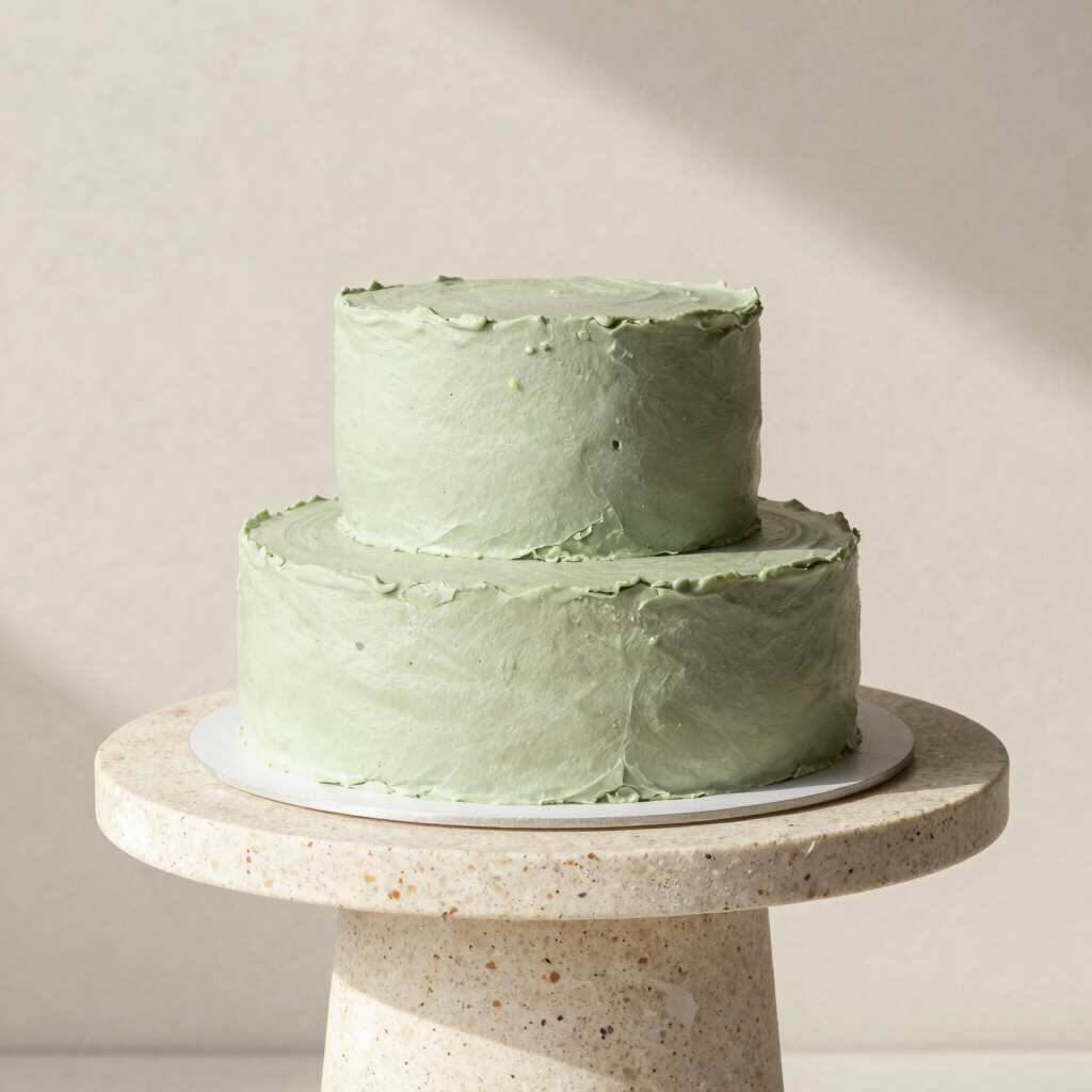 No. 5 Sage & Pistachio Deckle Cake