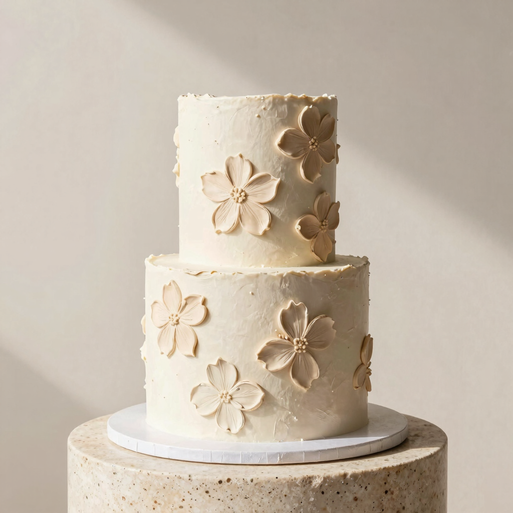 No. 3 Terrazzo Bas-Relief Cake