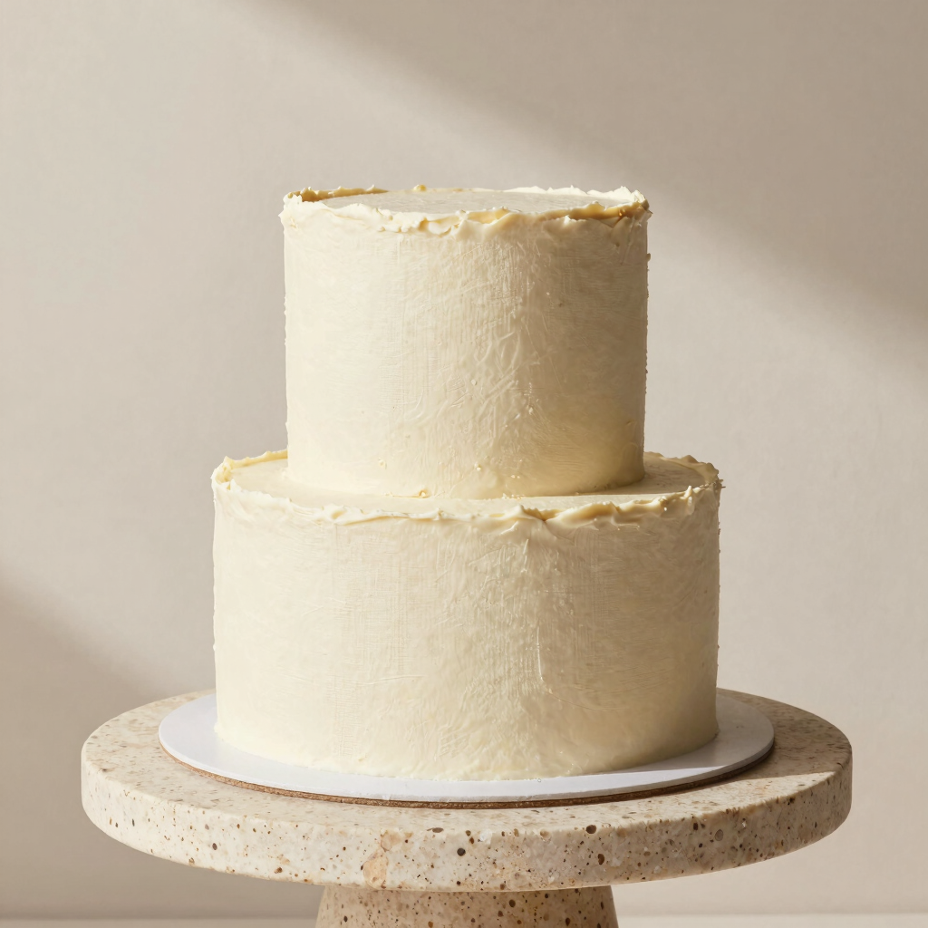No. 8 Raw Linen Tea Cake