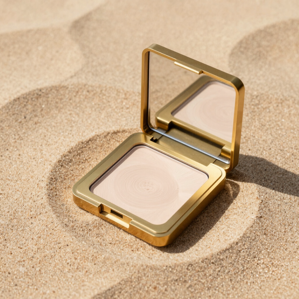 Raw Brass Compact Powder