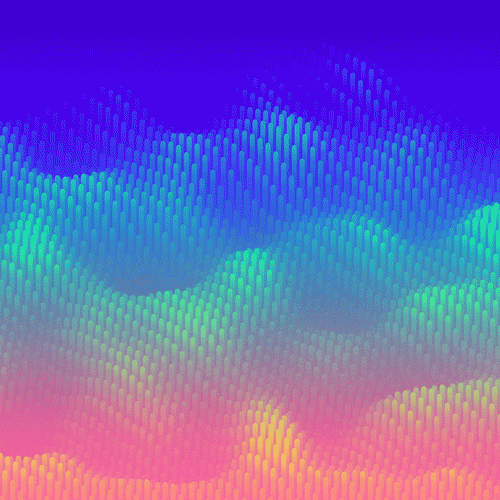 Abstract 3D animated design graphic