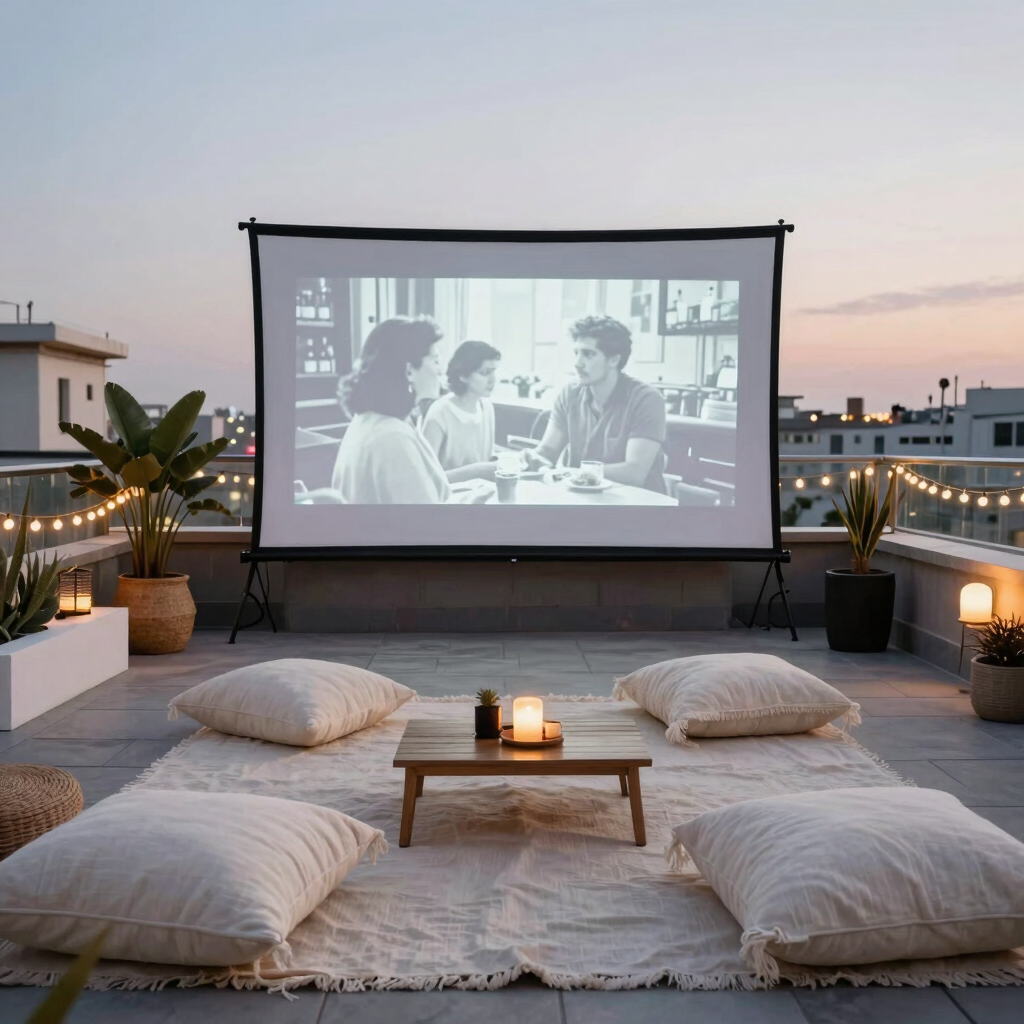 Rooftop Cinema Under the Stars