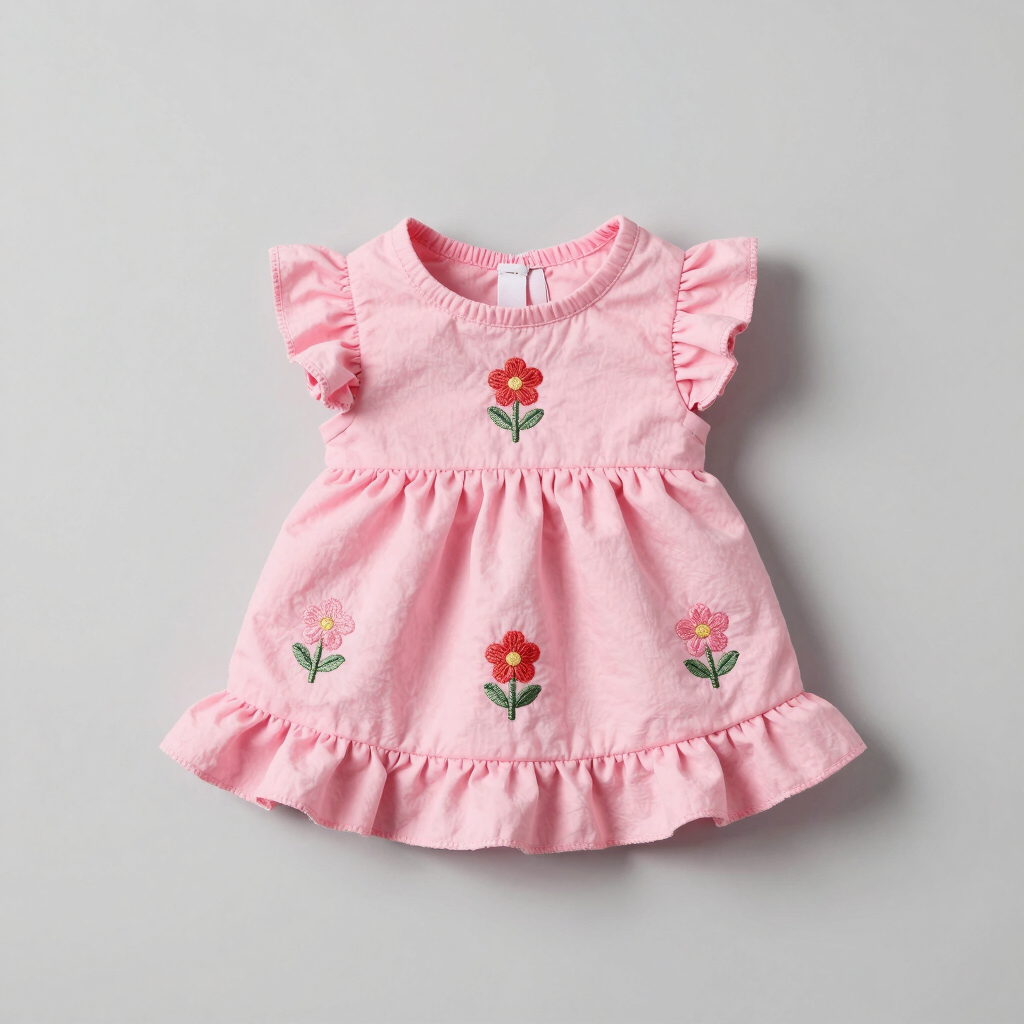 Vestido Artesanal Frida con Flores