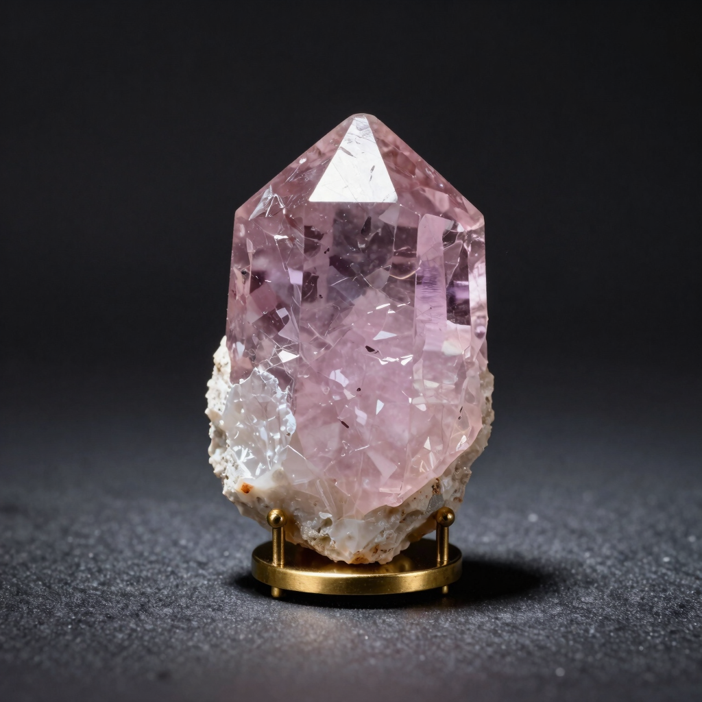 Kunzite Crystal in Matrix