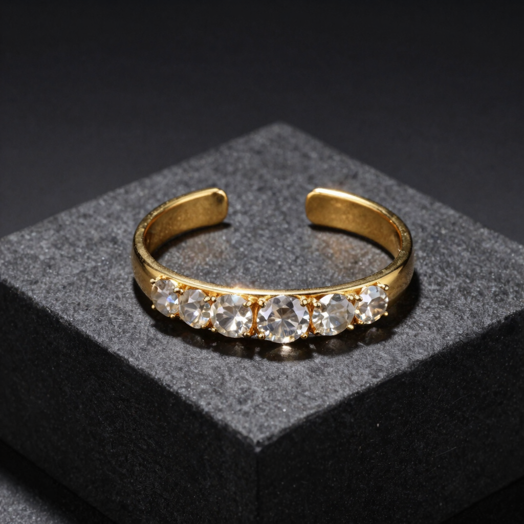 Raw Herkimer Diamond Cuff