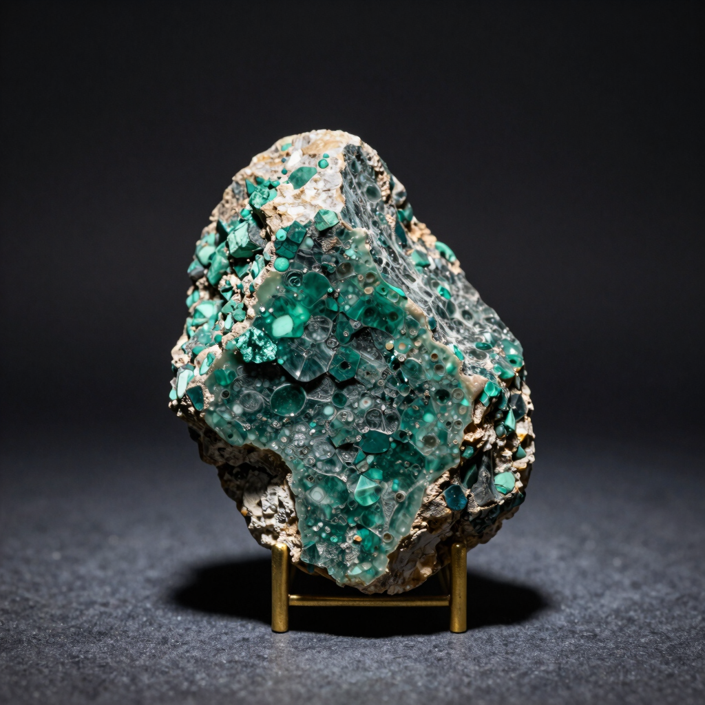 Acicular Malachite Velvet Specimen