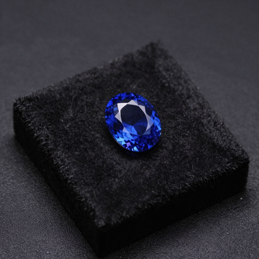 Royal Blue Sapphire Oval