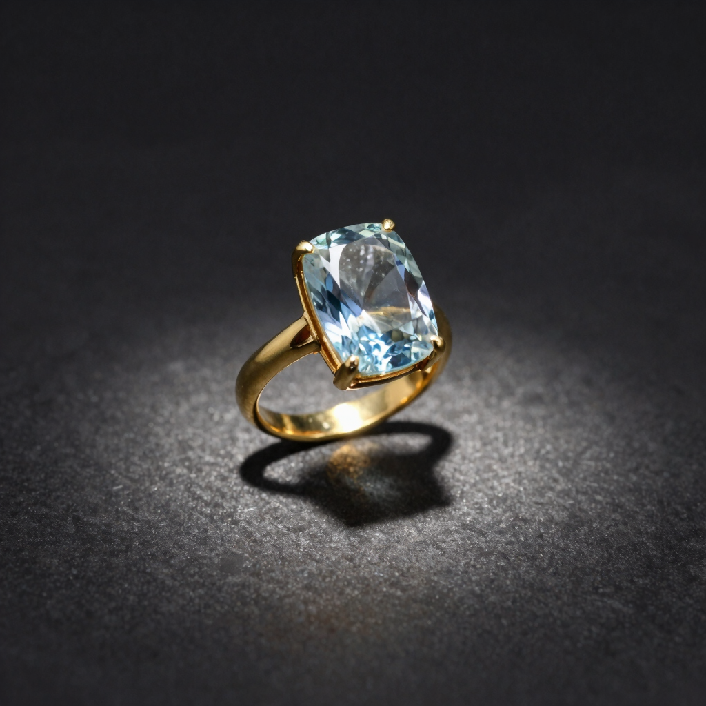Aquamarine Muse Ring